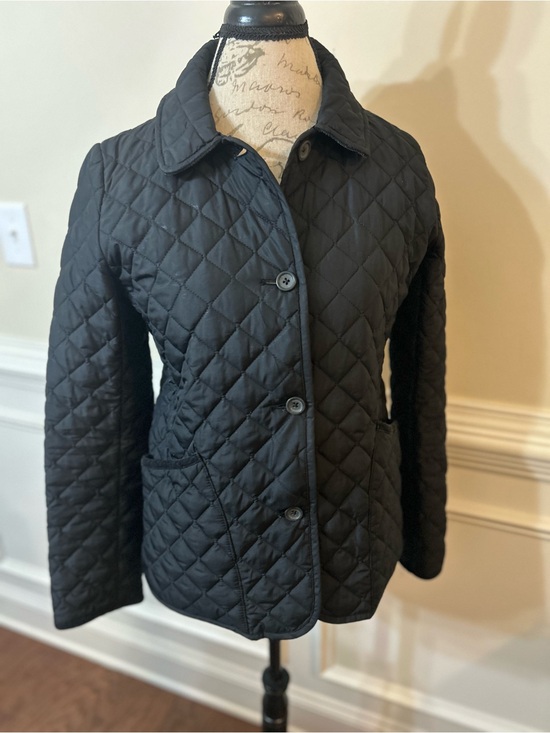Banana Republic Jackets & Blazers - Banana Republic Black Quilted Utility Jacket with Patch Pockets